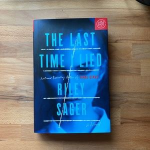 The Last Time I Lied by Riley Sager Hardcover Book